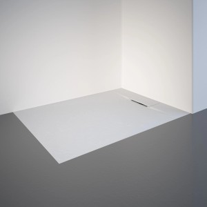 Schulte Duschwanne ExpressPlus, extraflach, 120x90 cm, weiß, Rechteckform, Mineralwerkstoff, bodeneben.