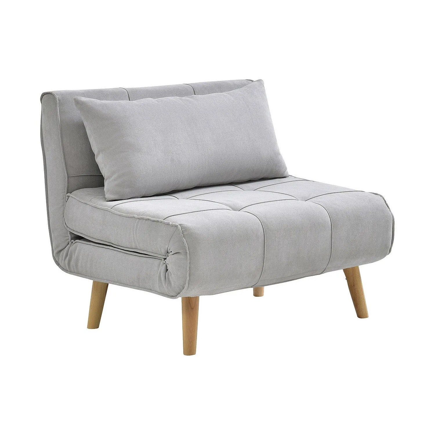 Vente-unique Schlafsessel Chila Hellgrau 90 cm