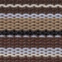 Detailaufnahme: KARAT Outdoor Teppich Asti, braun/beige, gewebte Struktur.