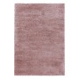 Ayyildiz Hochflorteppich Fluffy 3500 in Rosa, 280x370 cm. Weicher, einfarbiger Shaggy-Teppich.
