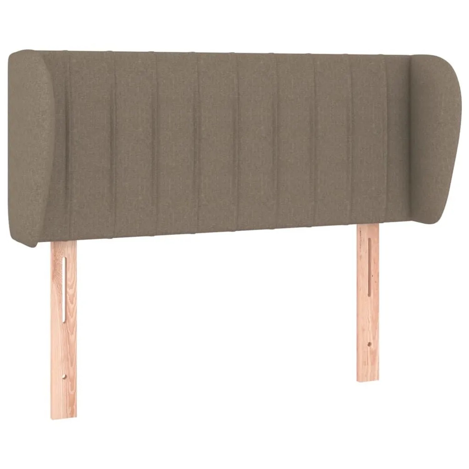 vidaXL Kopfteil mit Ohren Taupe 83x23x78/88 cm Stoff 3117360