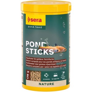 Sera Teichfutter Pond Granulat Nature, 1000ml Dose für große Teichfische.