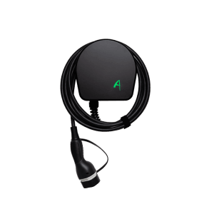 Alphatec Wallbox Mini, 11 kW mit 5 m Kabel und RFID. Kompakte Ladestation für Elektroautos.