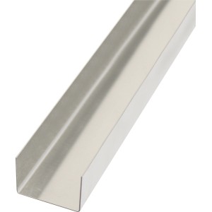 U-Profil Glattblech aus Aluminium, natur, 20x29x20x0,5x1000 mm, für vielfältige Anwendungen.