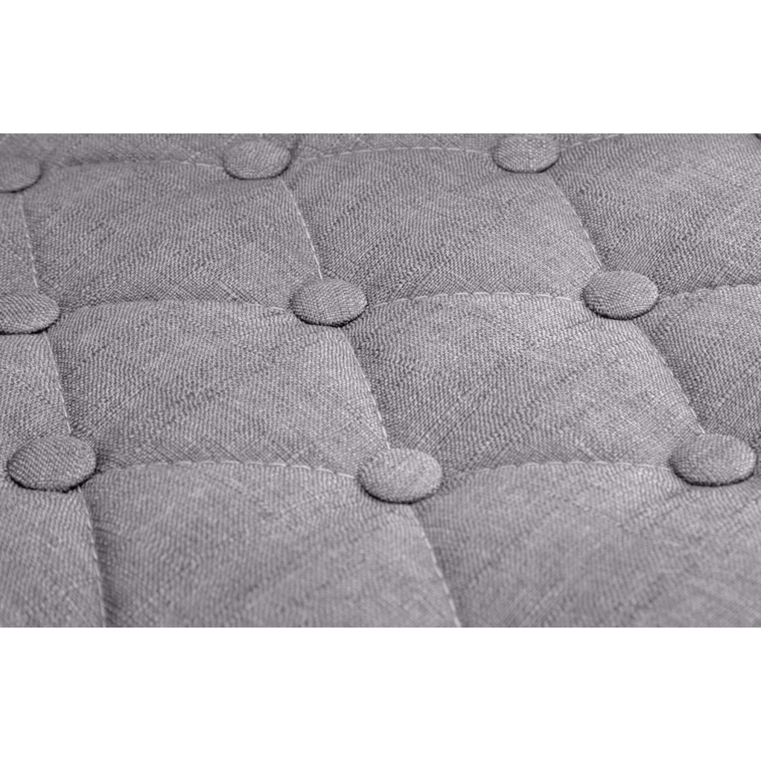 DELUKE Barhocker BURID Stoff Grau 62x55x103cm Schwarz Barstuhl Höhenverstellbar Mit Lehne Drehbar Tresenhocker Tresenstuhl
