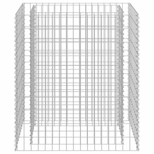 Furnicato Gabionen-hochbeet Verzinkter Stahl 90×50×100 Cm