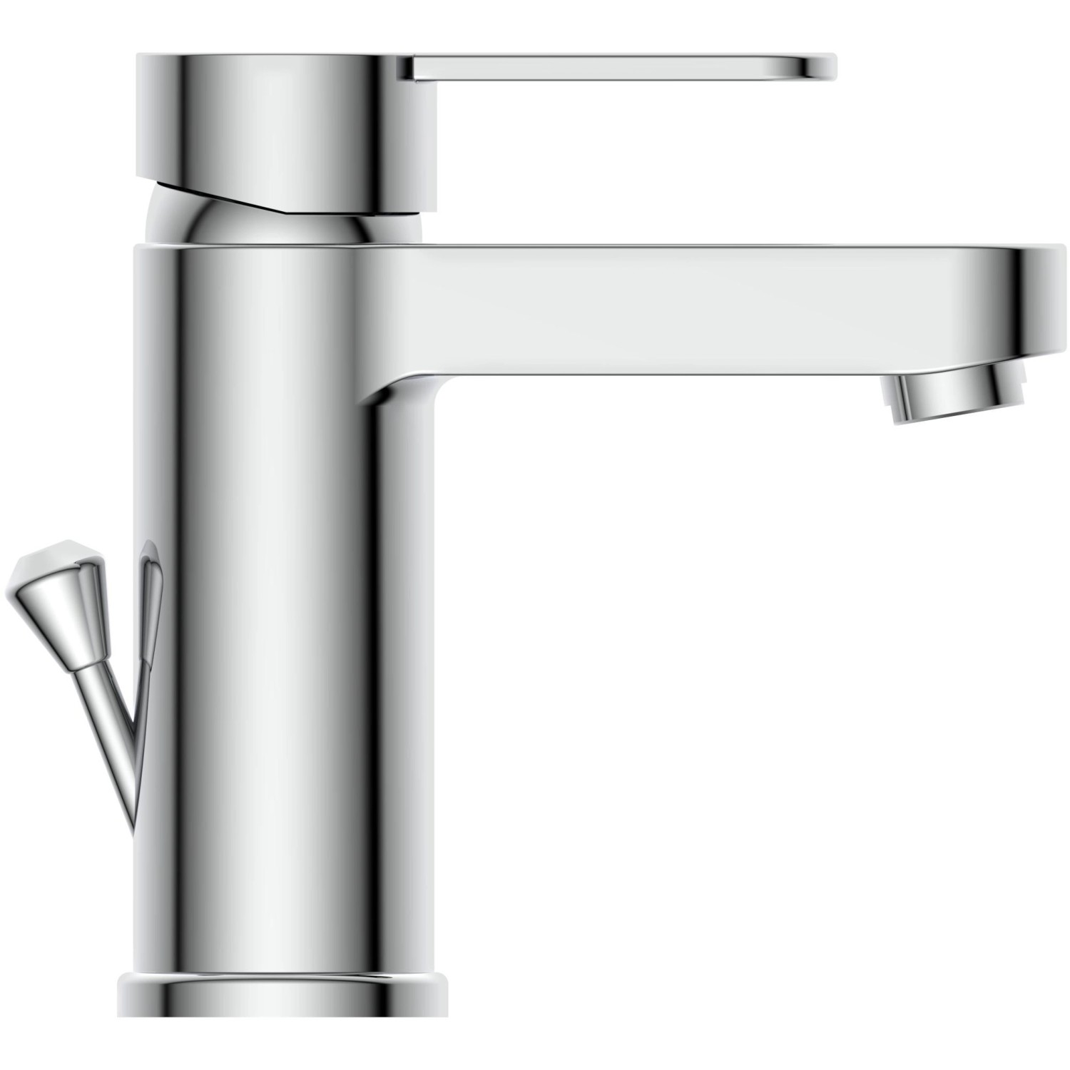 Schütte Waschtischarmatur Elephant Chrom, Einhebelmischer für Waschbecken.