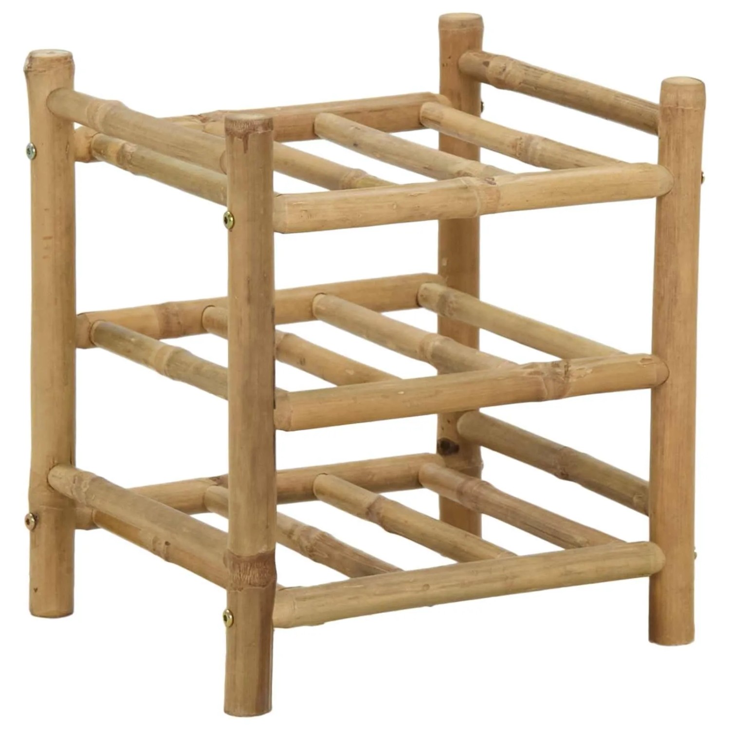 vidaXL Weinregal Natur 32,5 x 29,5 x 36 cm Bambus 42028069