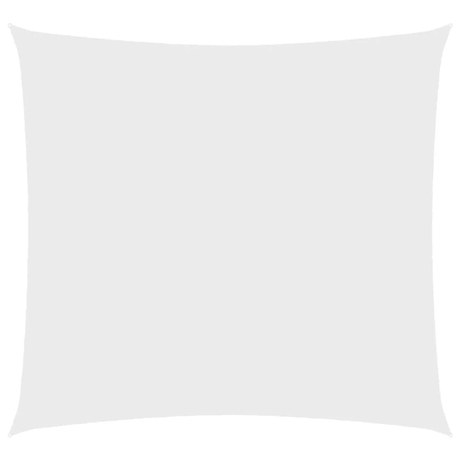 Furnicato Sonnensegel Oxford-gewebe Quadratisch 5x5 M Weiß