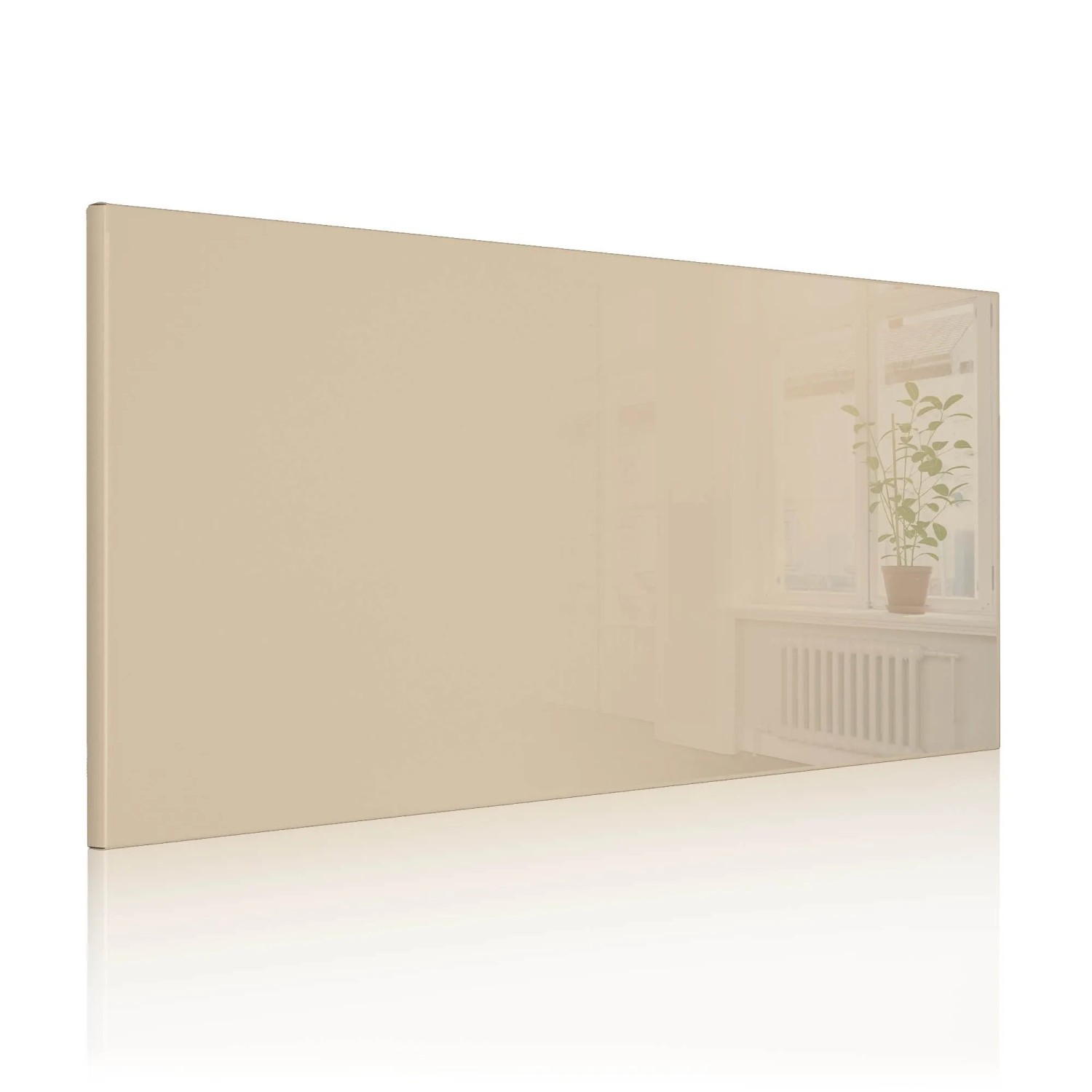 Banjado Design Magnettafel 78x37cm Magnetwand Aus Metall Elfenbein Memoboard Pinnwand Mit 4 Magneten