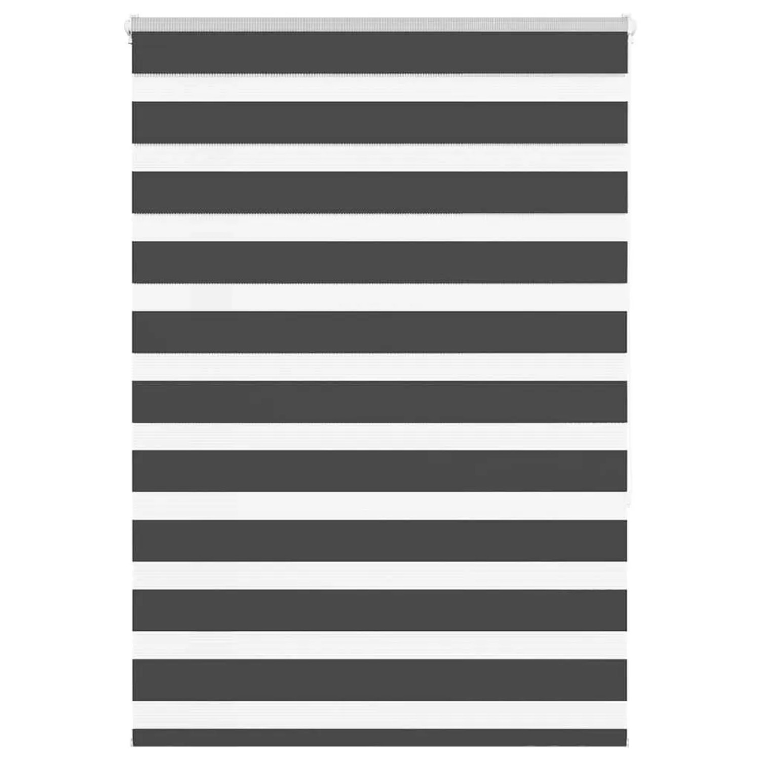 vidaXL Doppelrollo Schwarz 105x150 cm Stoffbreite 100,9 cm Polyester 401423 günstig online kaufen