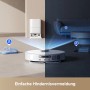 Dreame Saugroboter D20 Ultra mit Station, Hinderniserkennung im Wohnraum.