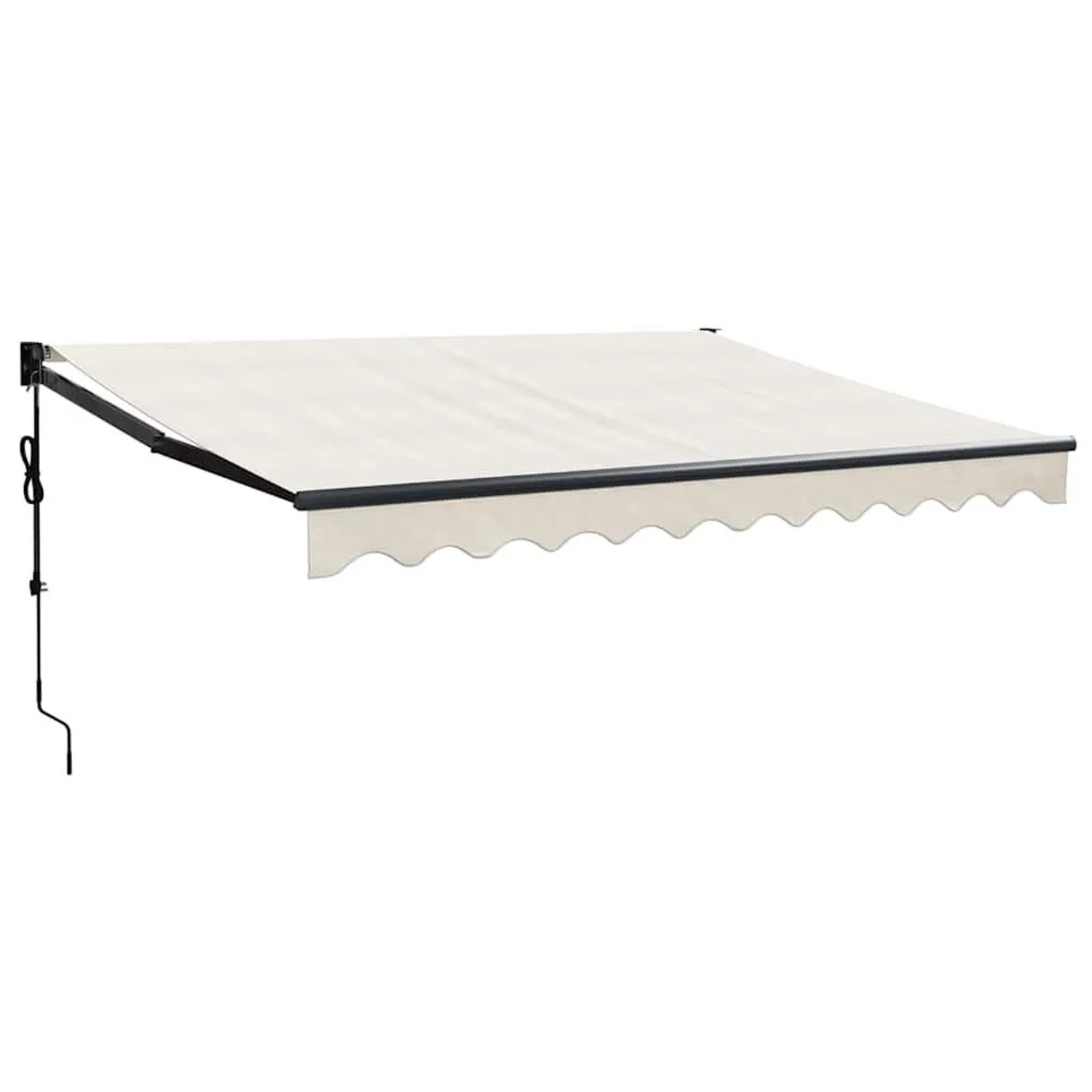 vidaXL Elektrische Markise mit Kurbel Creme 3x2,5 m 3154501