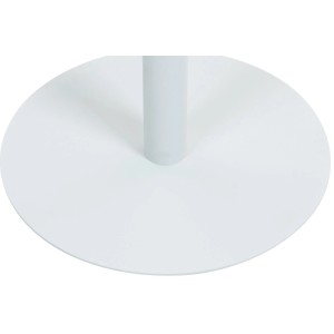 DELUKE Stehtisch Rund Ø 75cm CAHNI Metall Gestell Bistrotisch Gastro Bartisch Rund 110x75cm Weiß