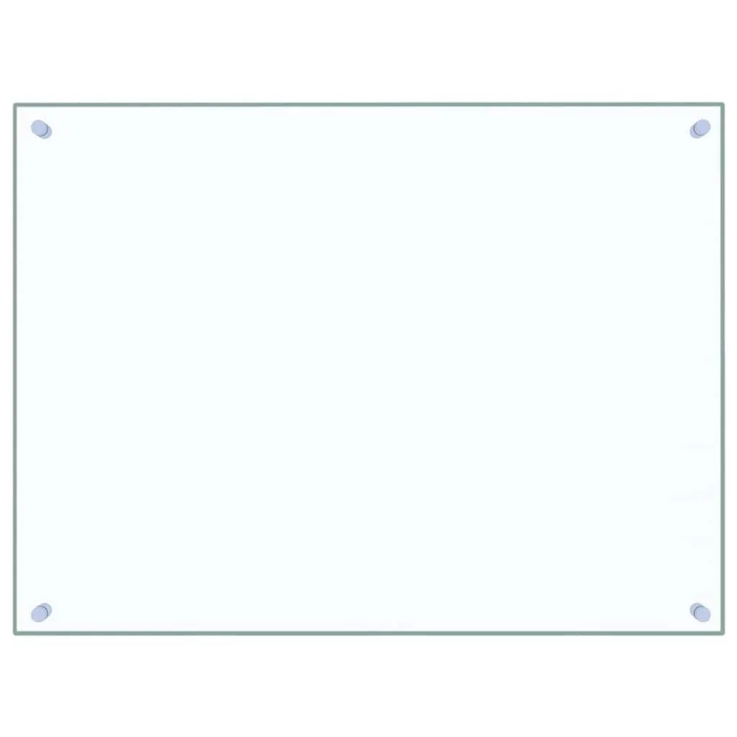 DELUKE Küchenrückwand Glas 80x60cm Transparent Wandverklediung Küche Wandschutz Spritzschutz Herdspritzschutz Glasplatte