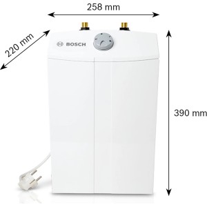 Bosch Kleinspeicher Tronic Store Compact, Warmwasserspeicher mit Maßen.