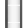 Splendoor Seitenteil für ThermoSpace Haustür, 210x30 cm, Anthrazit, mit satiniertem Glas.