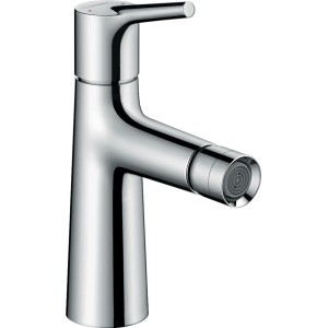 Hansgrohe Talis S Bidetarmatur, Chrom, mit Zugstangen-Ablaufgarnitur für moderne Bäder.