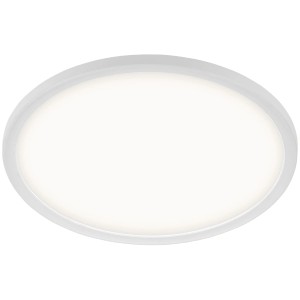 Weiße Telefunken LED-Deckenleuchte Slim Drip, 18W, für eine helle und moderne Beleuchtung.