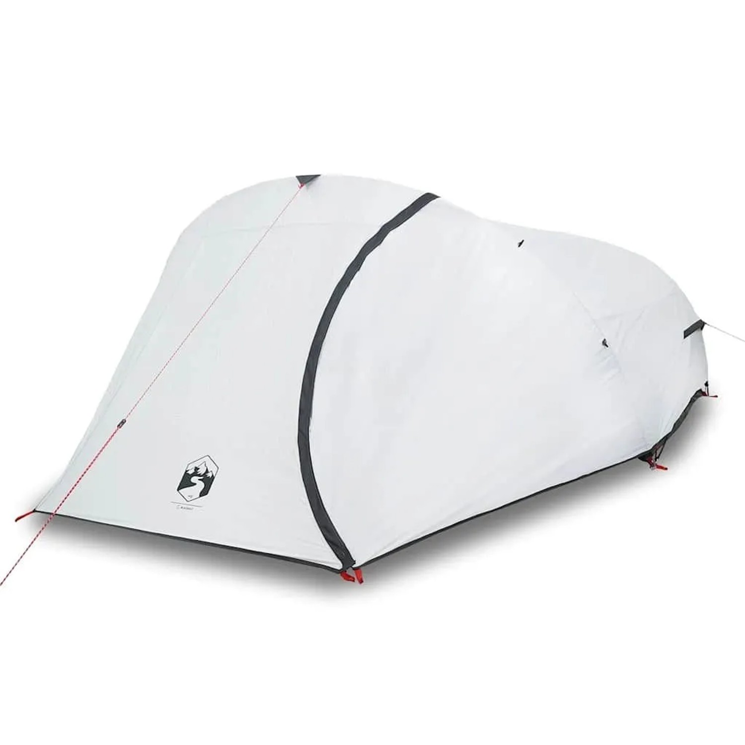 Furnicato Campingzelt Kuppelzelt Weiß 405 X 285 X 143 Cm Verdunkelnd