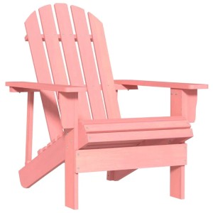 vidaXL Adirondack-Gartenstuhl Massivholz Tanne Rosa 315877