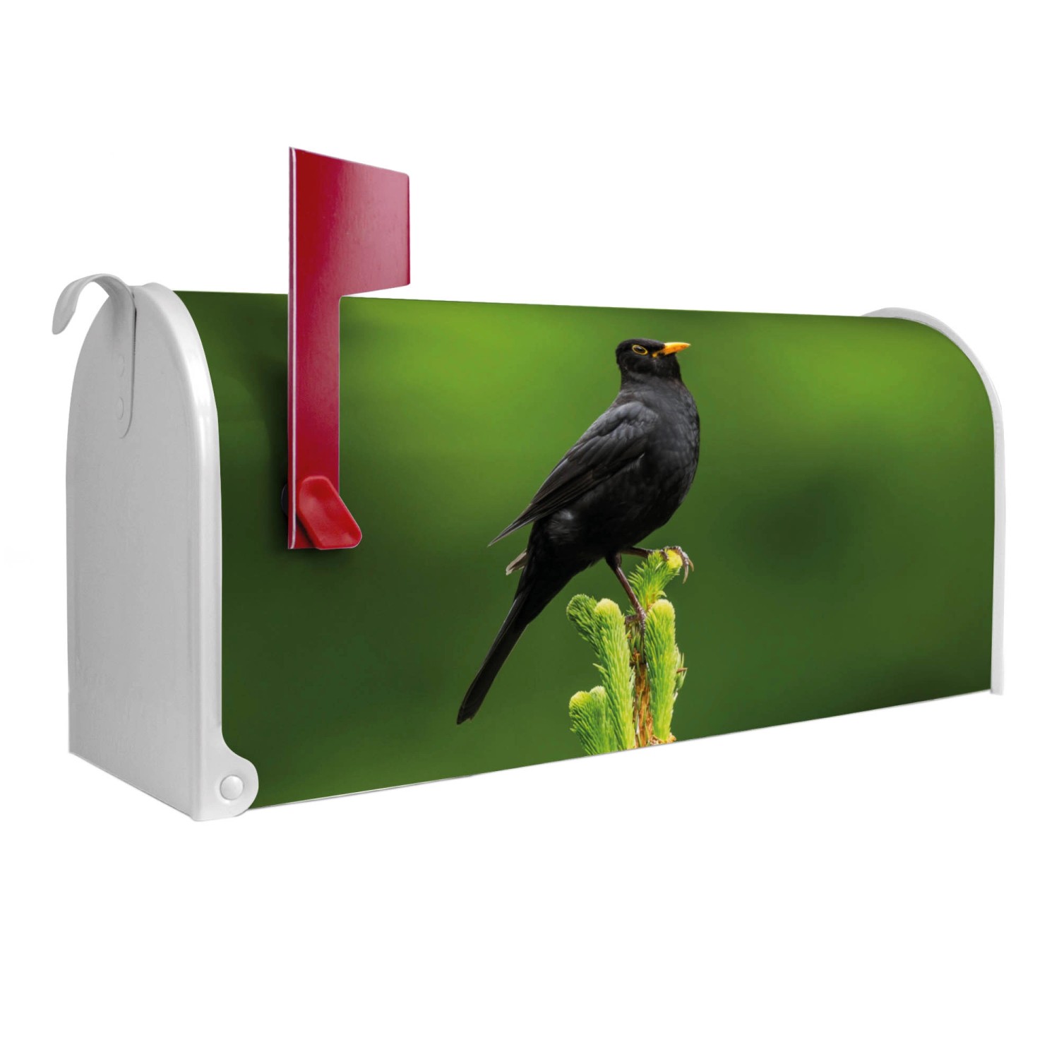 Banjado Amerikanischer Briefkasten Weiß 48x22x16cm US Mailbox Letterbox Pos günstig online kaufen