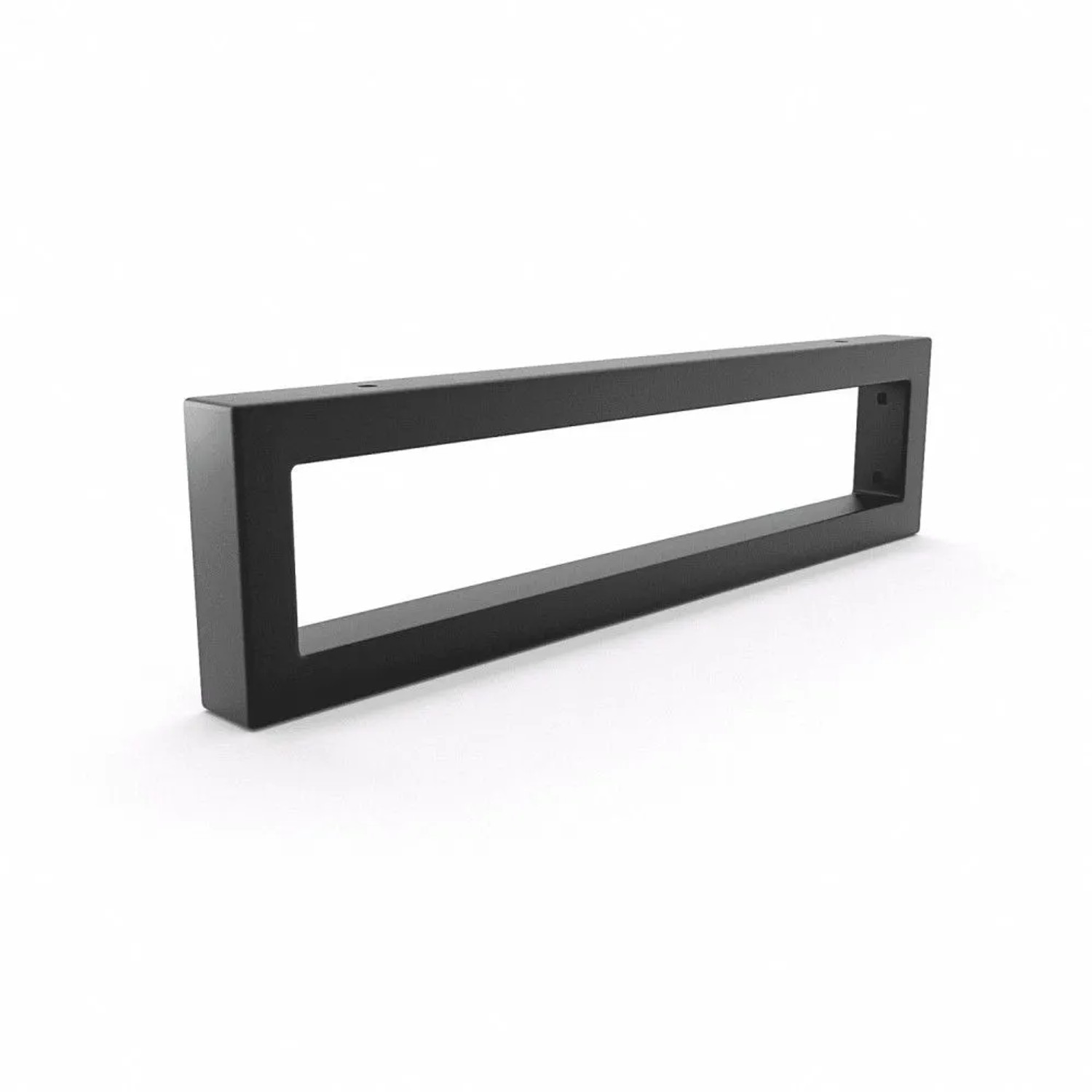 HEVVA Waschtischhalterung RHEIN 10 cm Hoch 40 cm Tief 1 Halter Schwarz