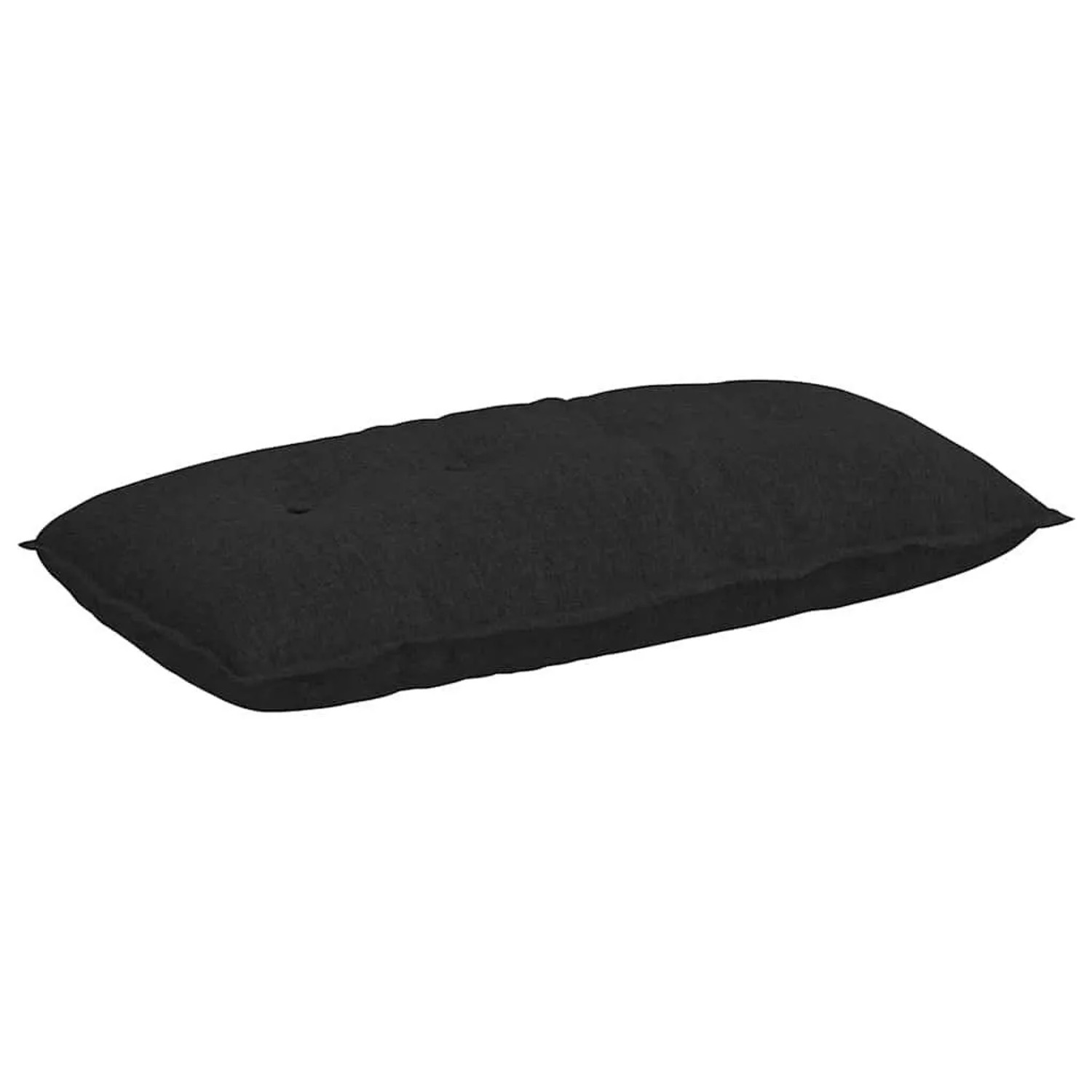 vidaXL Rückenkissen Schwarz 100 x 19 x 50 cm Stoff 42014746