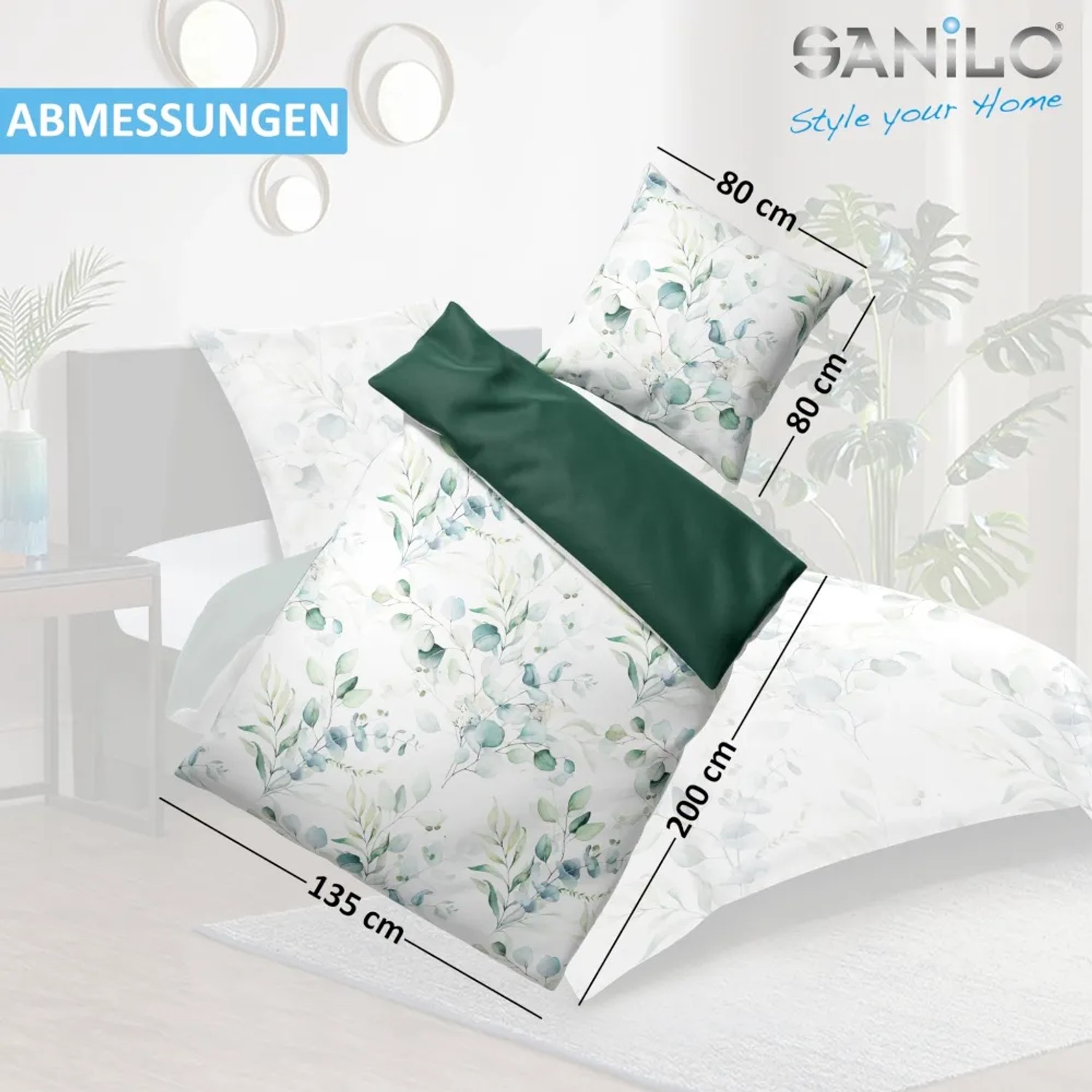 Sanilo Bettwäsche Eukalyptus 135x200 cm 2-teilig kaufen bei OBI