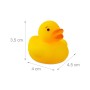 Relaxdays Badeente 48er Set PVC Gelb Schwimmend 3,5 cm x 4,5 cm x 4 cm 5 g_4