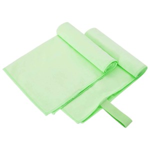 vidaXL Sporthandtücher 2 Stk Grün 50 x 30 cm Polyester und Polyamid 42011477