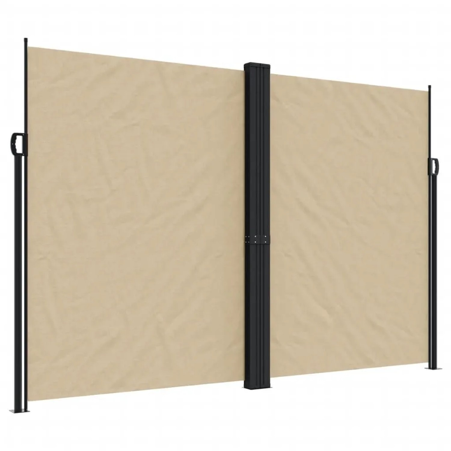 vidaXL Seitenmarkise Ausziehbar Beige 220x1200 cm 4004870