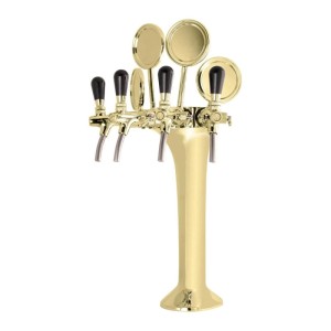 Ich-Zapfe BierzapfsÄUle 4-Fach Gold Metall