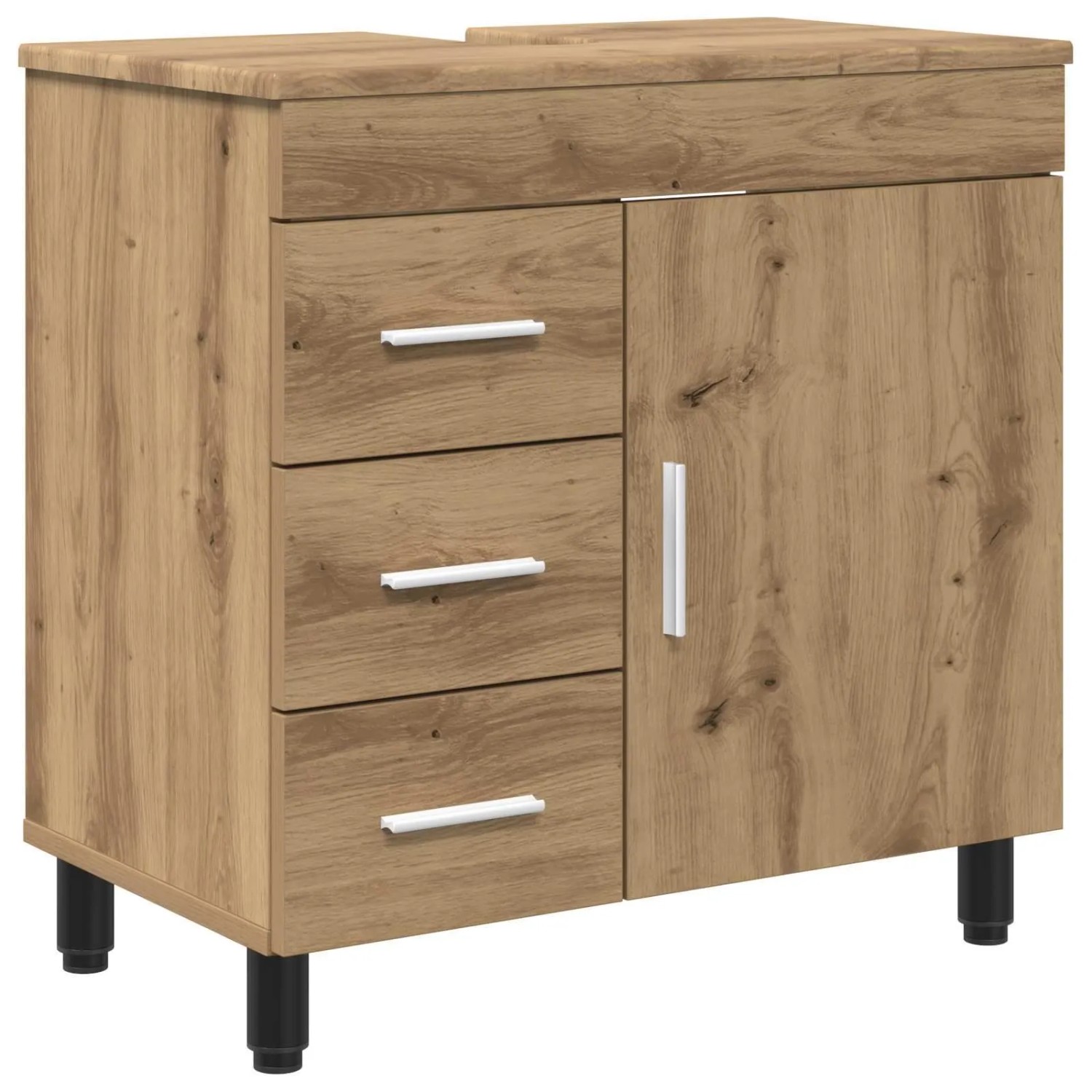 vidaXL Waschtisch Artisan-Eiche 60 x 35 x 60 cm Holzwerkstoff 889384