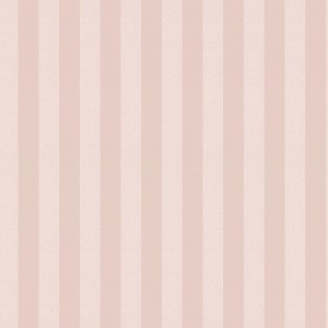 Gestreifte Vliestapete in Taupe und Beige für Wohn- und Schlafzimmer.