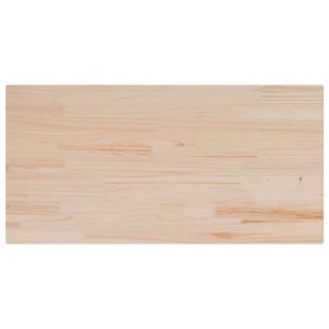 vidaXL Tischplatte 100x50x2,5 cm Rechteckig Massivholz Kiefer 847431