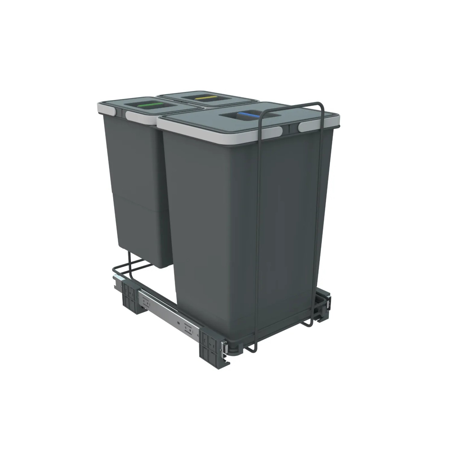 Thumbnail - SOTECH Abfallsammler Mülleimer Ecofil 24L 8L 8L mit Deckel Abfallsystem für Korpusbreite Ab 40 cm