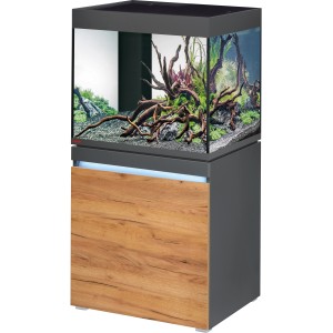 Eheim Aquarium-Kombination Incpiria 230 Graphit/Nature, 230 l, mit Unterschrank und LED-Beleuchtung.