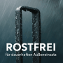 Schwarzer Intergarden Bodenanker (4er-Set) für Rosenbögen, U-Form, rostfrei.