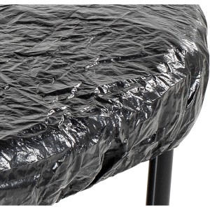 Schwarze EXIT Trampolin Abdeckplane D366cm zum Schutz vor Wind und Wetter.