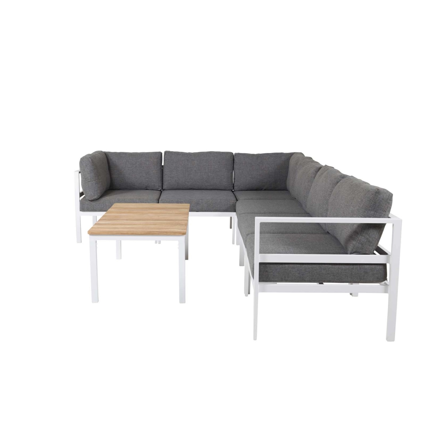 ebuy24 Brasilia Lounge-Set 2 Teile Weiß