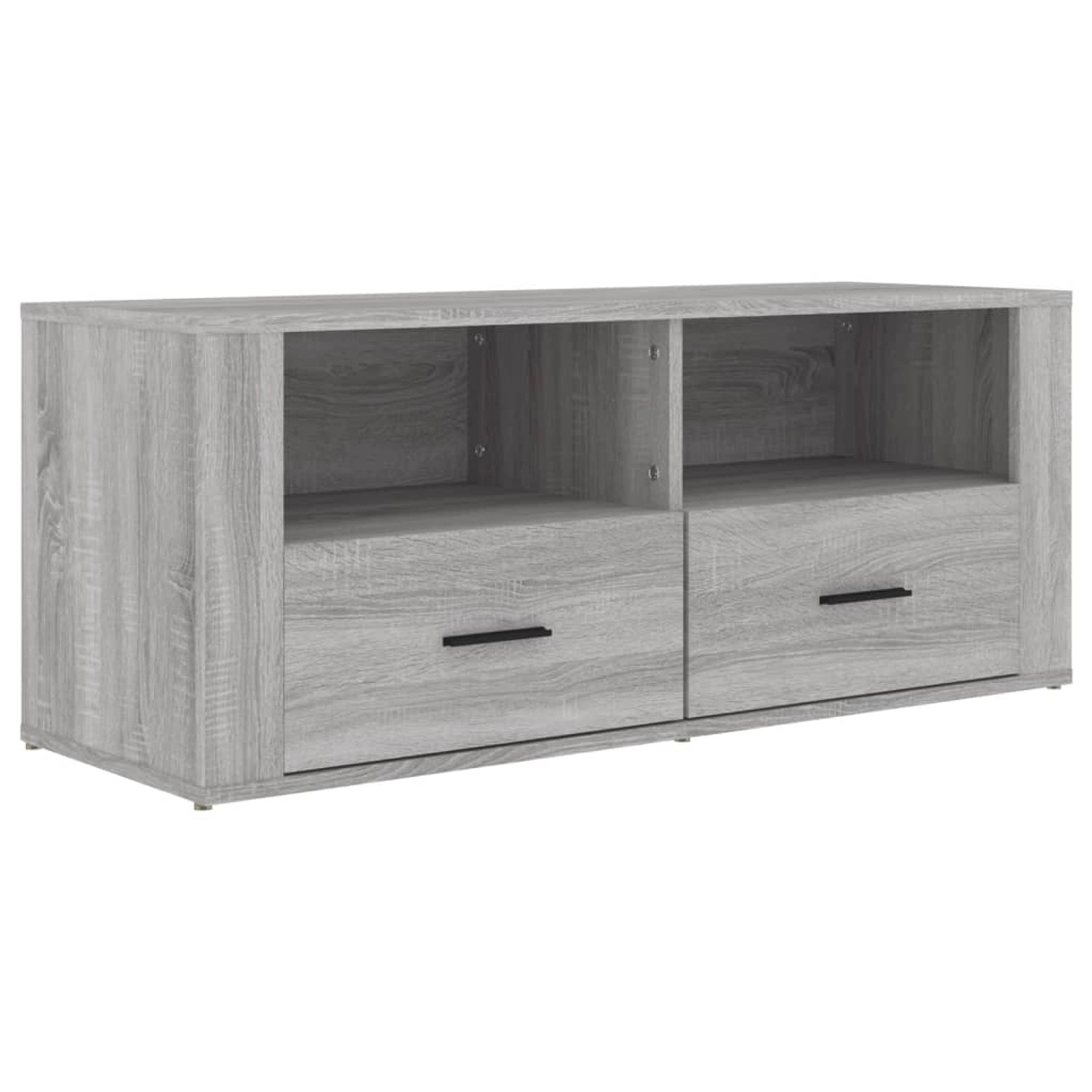 Vidaxl Tv-schrank Grau Sonoma 100x35x40 Cm Holzwerkstoff günstig online kaufen