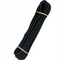 Schwarzes Expanderseil 6mm, 10m, aufgerollt. Elastisches Gummiseil für Zaunbau, Garten, Camping & DIY.