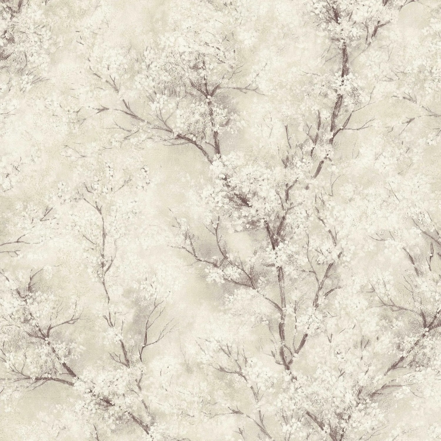 Tadessi Tapete Floral M1-No.409 Vliestapete in Creme