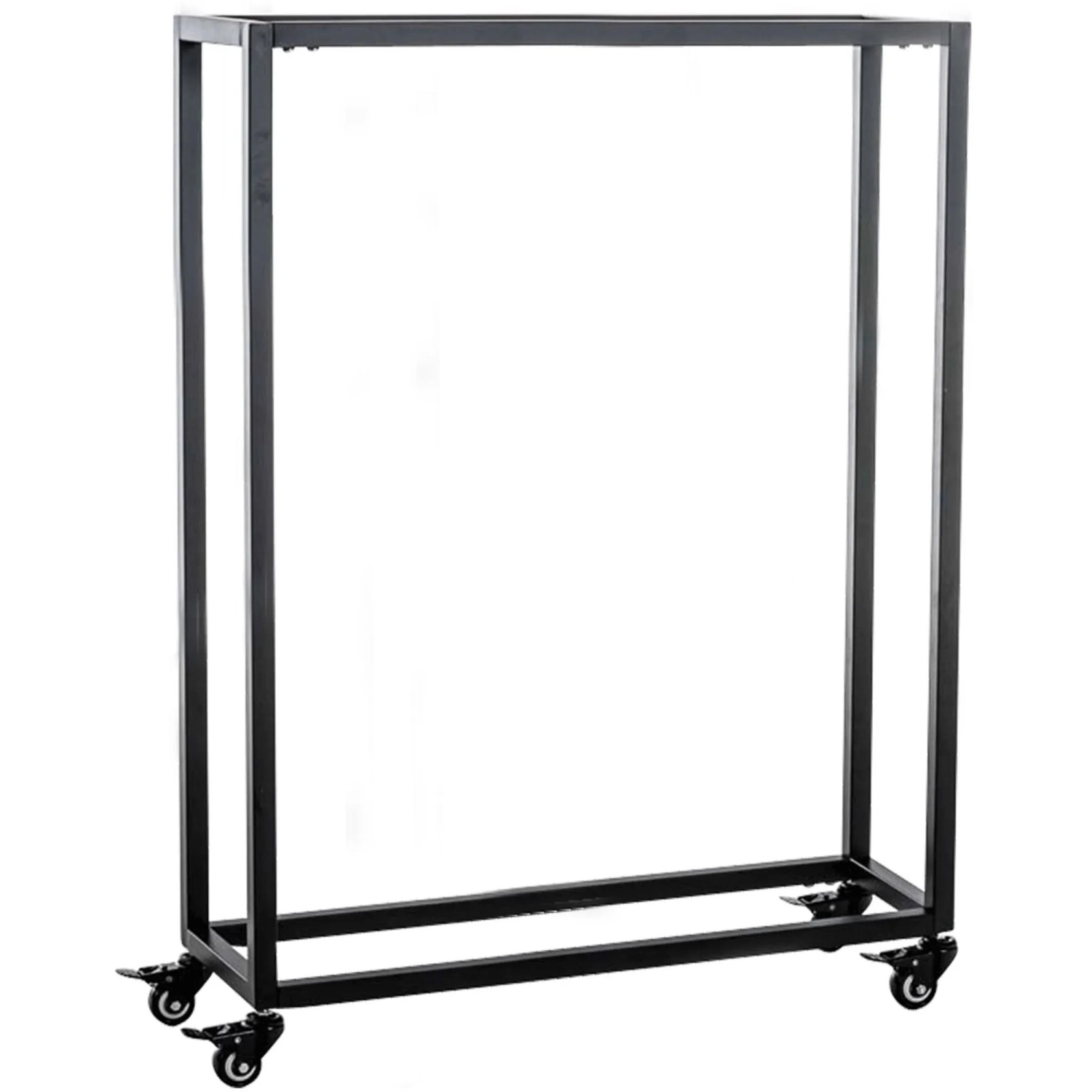 DELUKE Kaminholzregal Innen Metall BETTA Mit Rollen 25x60x100 Brennholzregal Innen Kaminholzständer Feuerholzregal Wohnzimmer
