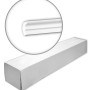 Verpackung der weißen PROFHOME Eckleisten, 10 Zierleisten (20 m) im Set.