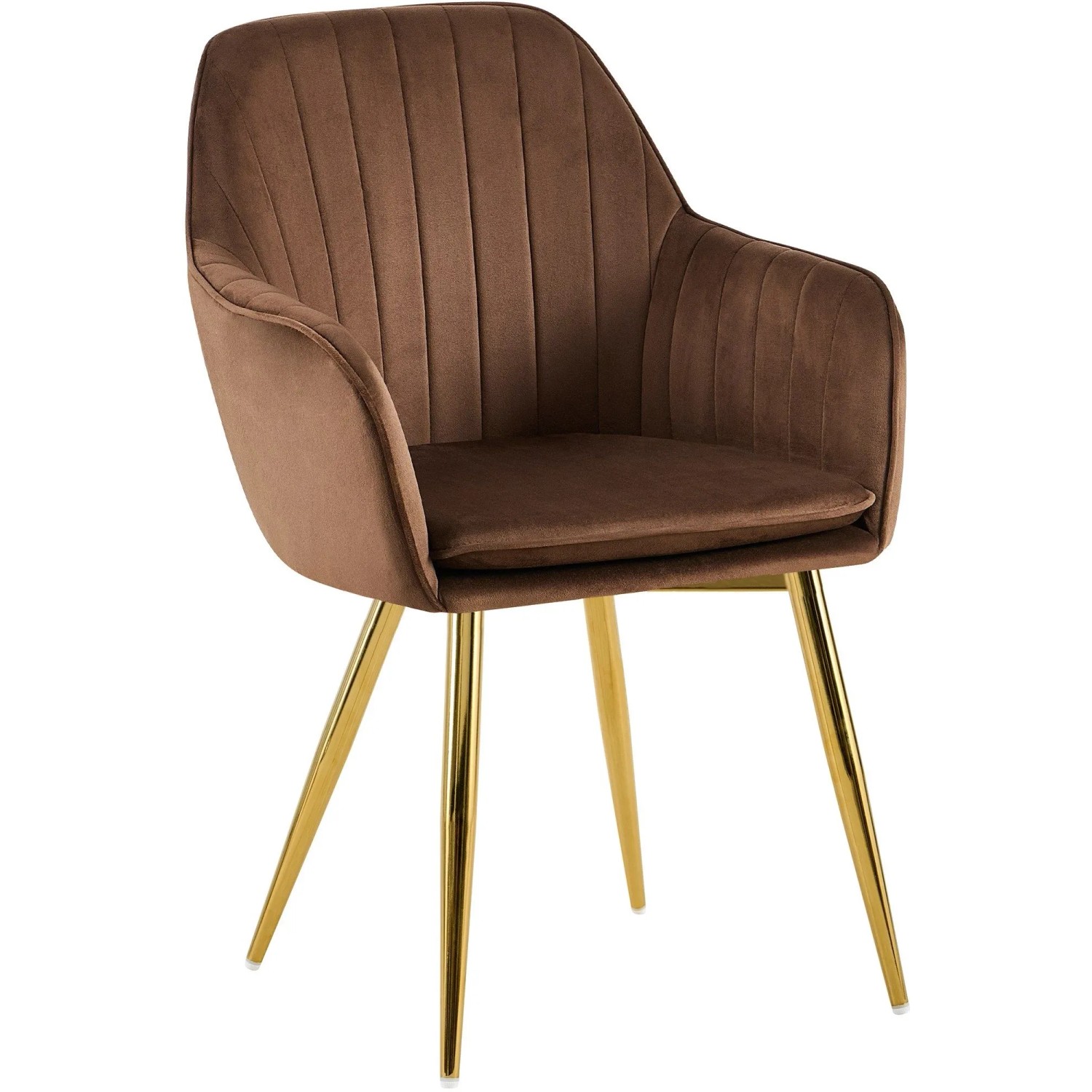 CLP Esszimmerstuhl Cheryl Braun/Gold