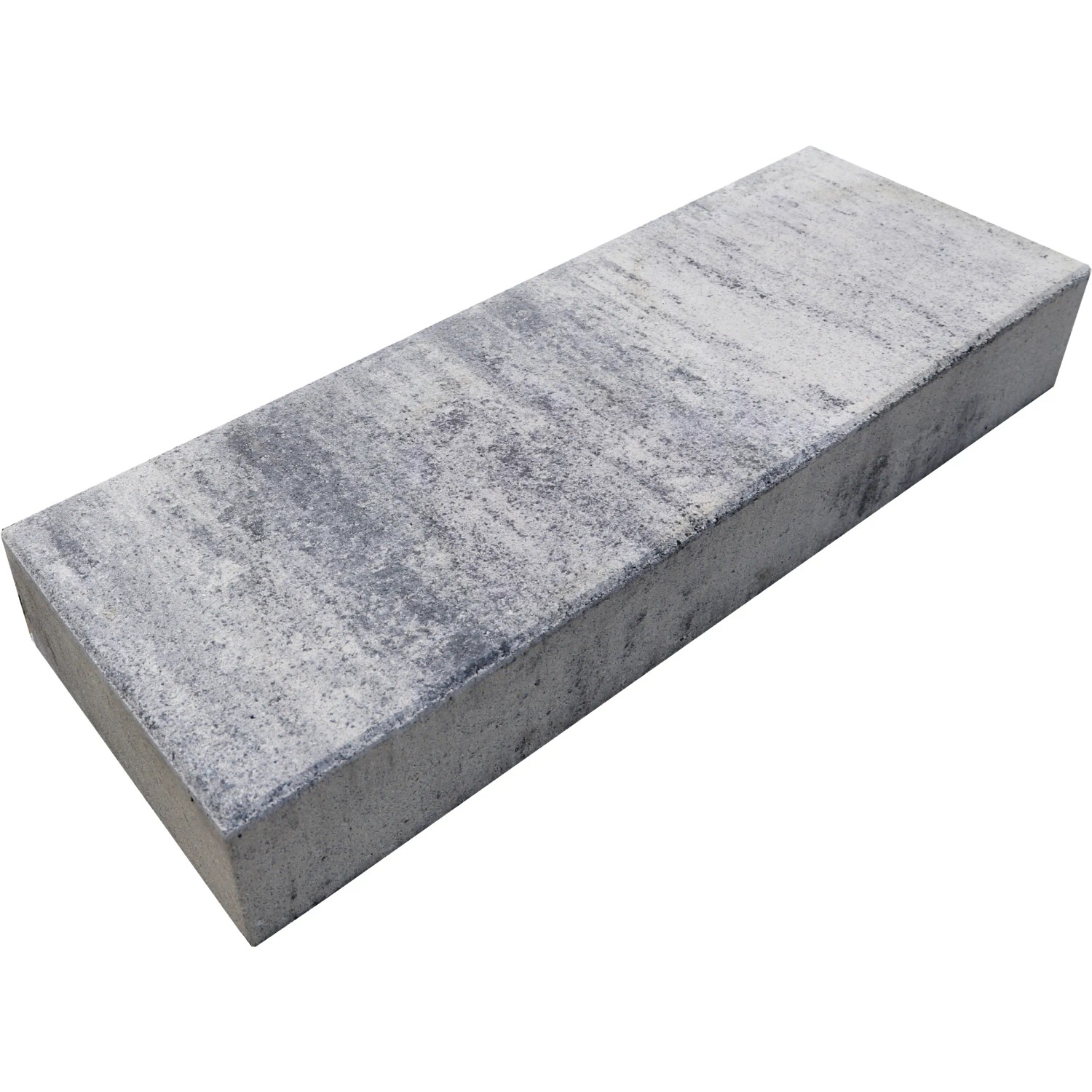 EHL Blockstufe Weiß-Anthrazit-Nuanciert 100 cm x 35 cm x 15 cm