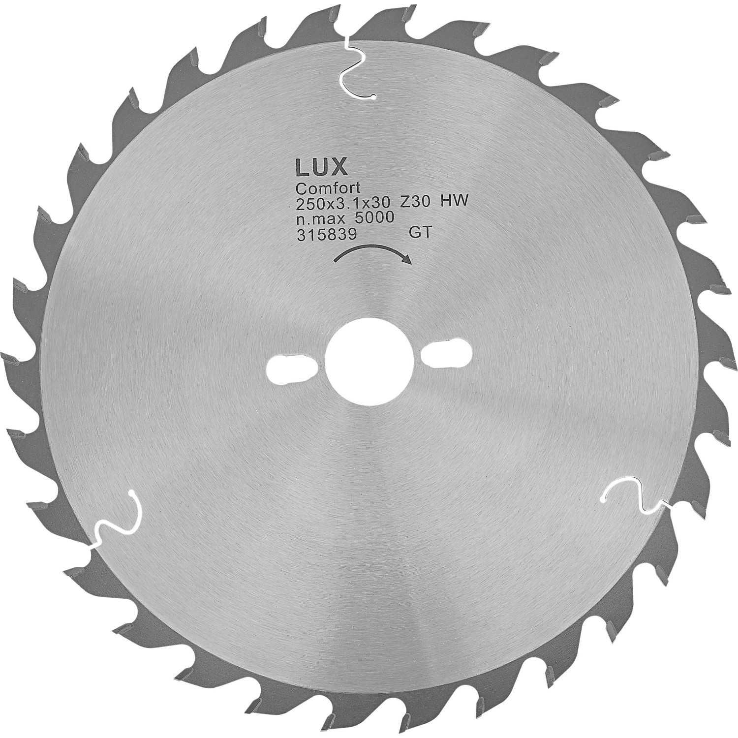 LUX HM-Kappsägeblatt Holz Ø 250 mm 30 Zähne günstig online kaufen