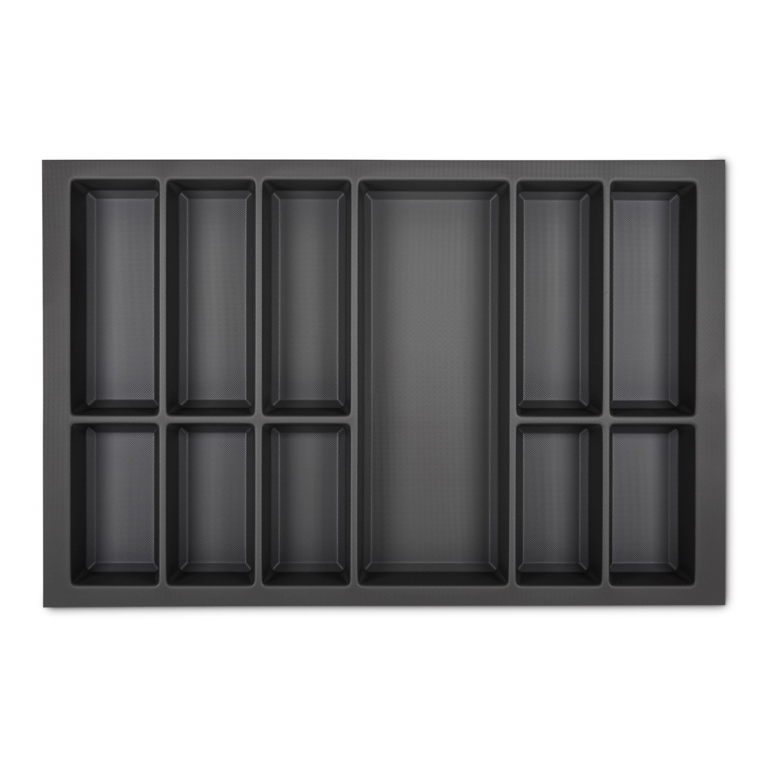 SOTECH Orga-Box VII Besteckeinsatz Basaltgrau 800 mm Höhe 50,5 mm mit Softt günstig online kaufen